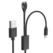 Tactical USB Nabíjací a Dátový Kábel 2v1 pre Garmin Fenix 7 + USB-C