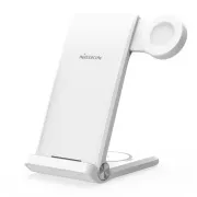 Nillkin PowerTrio 3v1 Bezdrôtová Nabíjačka pre Huawei Watch White - Použité