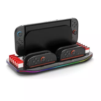 iPega SW2210 Multifunkčný Nabíjací RGB Stojan pre Nintendo Switch 2 Black iPega SW2210 Multifunkčný Nabíjací RGB Stojan pre Nintendo Switch 2 Black