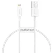 Baseus CALYS-02 Superior Fast Charging Kábel Lightning 2.4A 0.25m White