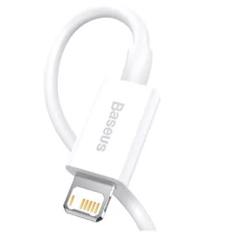 Baseus CALYS-02 Superior Fast Charging Kábel Lightning 2.4A 0.25m White