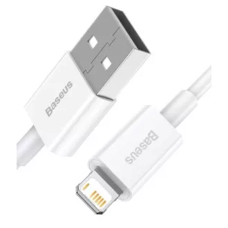 Baseus CALYS-02 Superior Fast Charging Kábel Lightning 2.4A 0.25m White