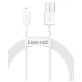 Baseus CALYS-B02 Superior Fast Charging Kábel Lightning 2.4A 1.5m White Baseus CALYS-B02 Superior Fast Charging Kábel Lightning 2.4A 1.5m White