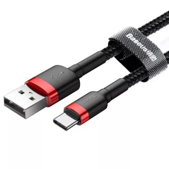 Baseus CATKLF-B91 Cafule Kábel USB-C 3A 1m Red/Black Baseus CATKLF-B91 Cafule Kábel USB-C 3A 1m Red/Black