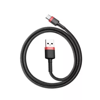Baseus CATKLF-B91 Cafule Kábel USB-C 3A 1m Red/Black Baseus CATKLF-B91 Cafule Kábel USB-C 3A 1m Red/Black