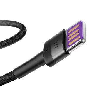 Baseus CATKLF-PG1 Cafule Quick Charging Dátový Kábel USB Double Sided to USB 40W 1m Gray/Black