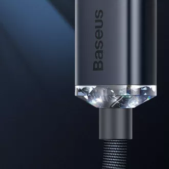 Baseus CAJY000005 Crystal Shine Series Dátový Kábel USB - Lightning 20W 1,2m Purple