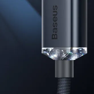 Baseus CAJY000005 Crystal Shine Series Dátový Kábel USB - Lightning 20W 1,2m Purple