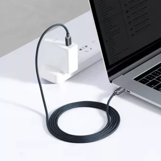 Baseus CAJY000701 Crystal Shine Series Dátový Kábel USB-C - USB-C 100W 2m Black