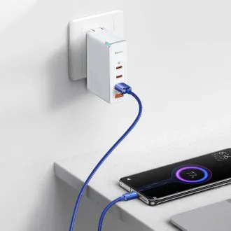 Baseus CAJY000503 Crystal Shine Series Dátový Kábel USB - USB-C 100W 2m Blue Baseus CAJY000503 Crystal Shine Series Dátový Kábel USB - USB-C 100W 2m Blue