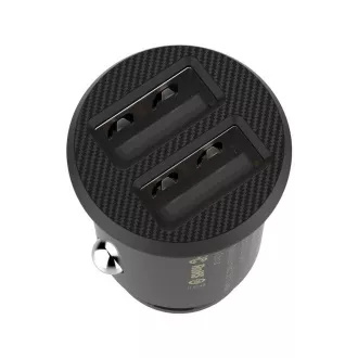 Baseus CCALL-ML01 Grain Nabíjačka do Autá 15.5W 2x USB Black