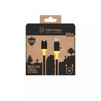 Tactical Recce 3:20 kábel pre Garmin USB-C Black/Yellow Tactical Recce 3:20 kábel pre Garmin USB-C Black/Yellow
