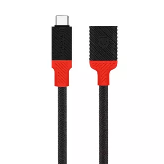 Tactical Pin4Fun adaptér USB-C/Lightning 0,1m Black/Red