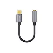 Baseus CATL54-0G Káblová Redukcia z USB-C na 3.5mm Audio Jack L54 (female) Deep Grey