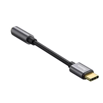Baseus CATL54-0G Káblová Redukcia z USB-C na 3.5mm Audio Jack L54 (female) Deep Grey