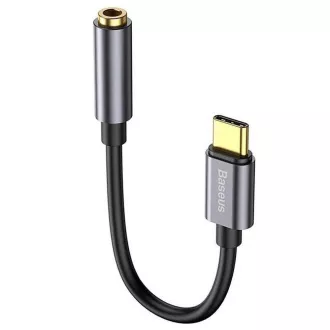 Baseus CATL54-0G Káblová Redukcia z USB-C na 3.5mm Audio Jack L54 (female) Deep Grey