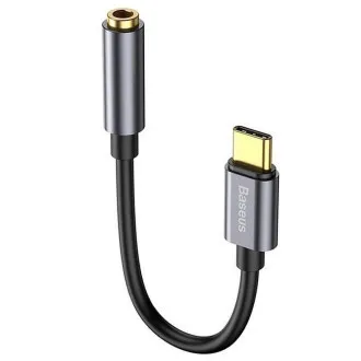 Baseus CATL54-0G Káblová Redukcia z USB-C na 3.5mm Audio Jack L54 (female) Deep Grey Baseus CATL54-0G Káblová Redukcia z USB-C na 3.5mm Audio Jack L54 (female) Deep Grey