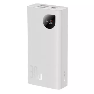 Baseus Adaman2 powerbanka 10000 mAh 30W 2xUSB/USB-C biela Baseus Adaman2 powerbanka 10000 mAh 30W 2xUSB/USB-C biela