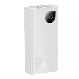 Baseus Adaman2 powerbanka 10000 mAh 30W 2xUSB/USB-C biela Baseus Adaman2 powerbanka 10000 mAh 30W 2xUSB/USB-C biela
