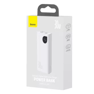 Baseus Adaman2 powerbanka 10000 mAh 30W 2xUSB/USB-C biela Baseus Adaman2 powerbanka 10000 mAh 30W 2xUSB/USB-C biela