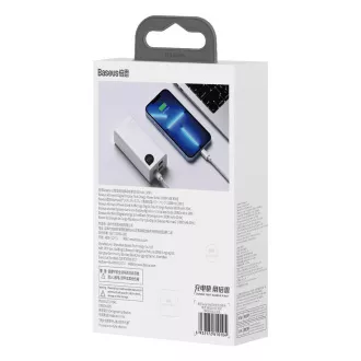 Baseus Adaman2 powerbanka 10000 mAh 30W 2xUSB/USB-C biela Baseus Adaman2 powerbanka 10000 mAh 30W 2xUSB/USB-C biela