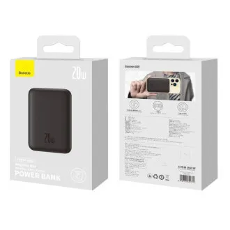 Baseus Magnetická Powerbanka 10000mAh 20W Black Baseus Magnetická Powerbanka 10000mAh 20W Black