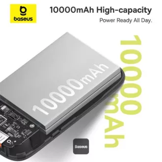 Baseus power banka Qpow 10000mAh 30W čierna s USB-C káblom