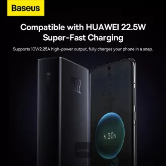 Baseus power banka Star-Lord 30000 mAh 22,5 W USB/USB-C čierna