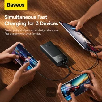 Baseus power banka Star-Lord 30000 mAh 22,5 W USB/USB-C čierna