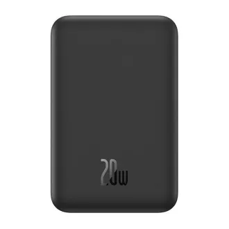 Baseus power banka Mini s bezdrôtovým nabíjaním 5000 mAh 20W USB-C čierna Baseus power banka Mini s bezdrôtovým nabíjaním 5000 mAh 20W USB-C čierna