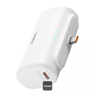 Baseus power banka 5000mAh 20W USB-C biela Baseus power banka 5000mAh 20W USB-C biela