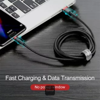 Baseus dátový kábel Cafule USB-C 2m 2A červeno-čierny Baseus dátový kábel Cafule USB-C 2m 2A červeno-čierny