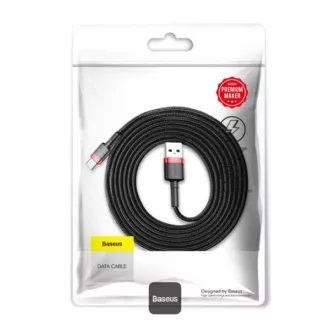 Baseus dátový kábel Cafule USB-C 2m 2A červeno-čierny Baseus dátový kábel Cafule USB-C 2m 2A červeno-čierny