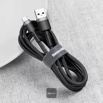 Baseus dátový kábel Cafule USB-C 2m 2A šedo-čierny