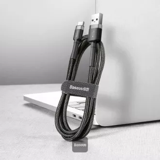Baseus dátový kábel Cafule USB-C 2m 2A šedo-čierny