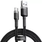Baseus dátový kábel Cafule USB-C 3m 2A šedo-čierny