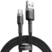Baseus dátový kábel Cafule USB-C 3m 2A šedo-čierny