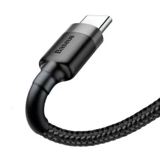 Baseus dátový kábel Cafule USB-C 3m 2A šedo-čierny