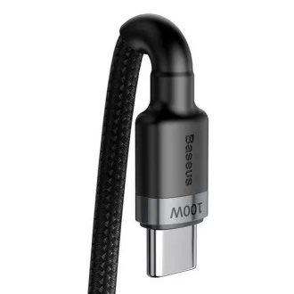 Baseus dátový kábel Cafule USB-C PD2.0 100W 2m 20V 5A šedo-čierny