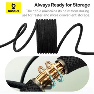 Baseus dátový magnetický kábel Tungsten Gold USB-C/USB-C 1m 100W čierny Baseus dátový magnetický kábel Tungsten Gold USB-C/USB-C 1m 100W čierny