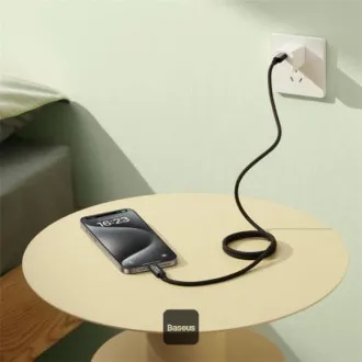 Baseus dátový magnetický kábel Tungsten Gold USB-C/USB-C 1m 100W čierny Baseus dátový magnetický kábel Tungsten Gold USB-C/USB-C 1m 100W čierny