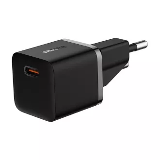 Baseus Rýchlonabíjačka do siete GaN5 Mini 20W EU čierna Baseus Rýchlonabíjačka do siete GaN5 Mini 20W EU čierna