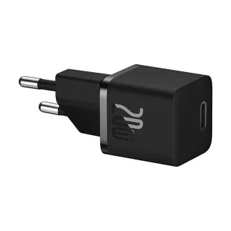 Baseus Rýchlonabíjačka do siete GaN5 Mini 20W EU čierna Baseus Rýchlonabíjačka do siete GaN5 Mini 20W EU čierna