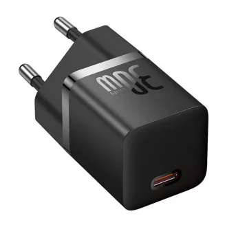 Baseus Rýchlonabíjačka do siete GaN5 Mini 30W EU čierna Baseus Rýchlonabíjačka do siete GaN5 Mini 30W EU čierna