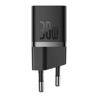 Baseus Rýchlonabíjačka do siete GaN5 Mini 30W EU čierna Baseus Rýchlonabíjačka do siete GaN5 Mini 30W EU čierna