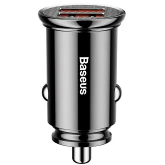 Baseus rýchlonabíjačka do auta 2xUSB QC3.0 30W čierna Baseus rýchlonabíjačka do auta 2xUSB QC3.0 30W čierna