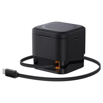 Baseus MagPro 3v1 Magnetická Bezdrôtová Nabíjačka 25W Cosmic Black