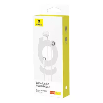 Baseus Encok CZ11/USB-C/Drôt/Biela