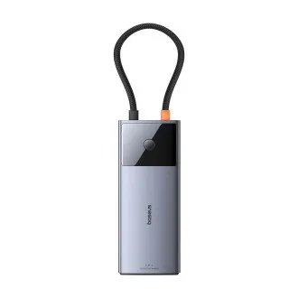 Baseus hub Series 2 USB 6v1 (USB-C/HDMI4K60Hz/USB-C(10Gbps)/USB-A(10Gbps)/RJ45/USB-C(PD) sivý Baseus hub Series 2 USB 6v1 (USB-C/HDMI4K60Hz/USB-C(10Gbps)/USB-A(10Gbps)/RJ45/USB-C(PD) sivý