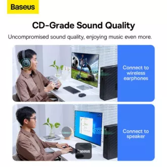Baseus bezdrôtový bluetooth adaptér BA07 čierny